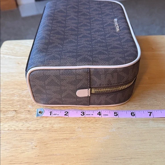 Michael Kors Dark Brown Toiletry Bag - Picture 4 of 7